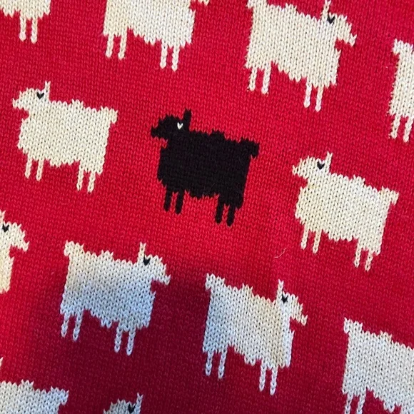 Princess Diana Black Sheep Sweater Warm & Wonderful XL - Picture 3 of 3